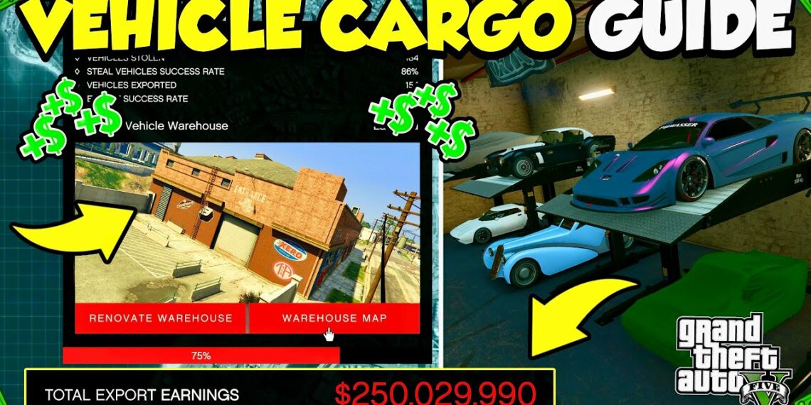 Fresh Gaming GTA 5 Online Vehicle Cargo Warehouse Business SOLO Money