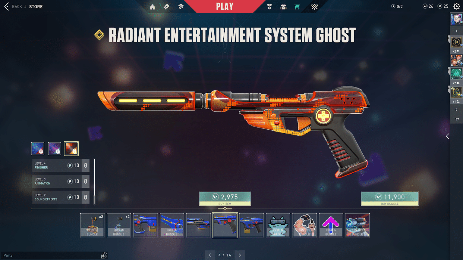 Valorant - Radiant Entertainment System Bundle (patch 6.08)