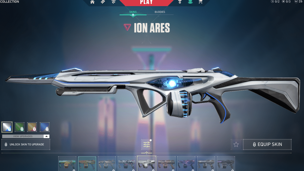Ion Ares skins for Valorant Ares