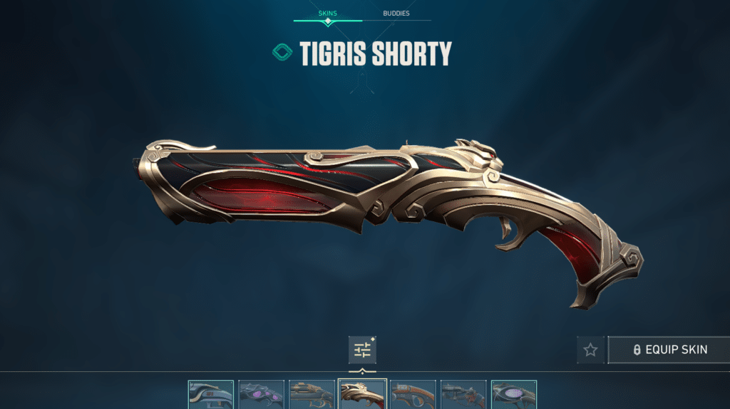 Tigris Shorty Skin for Valorant Shorty