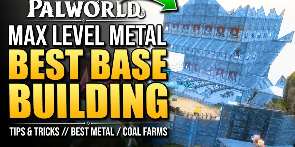 DPJ Palworld BEST METAL BASE BUILDING DESIGN TOUR // TIPS & TRICKS