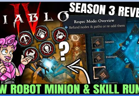 ragegamingvideos diablo 4 season of the construct reveal patch notes skill runes new all class minion more