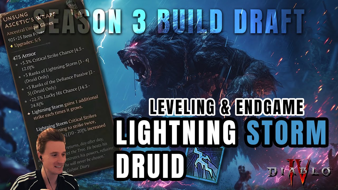 Rob2628 The Ultimate Druid Build Guide for Season 3 Diablo 4