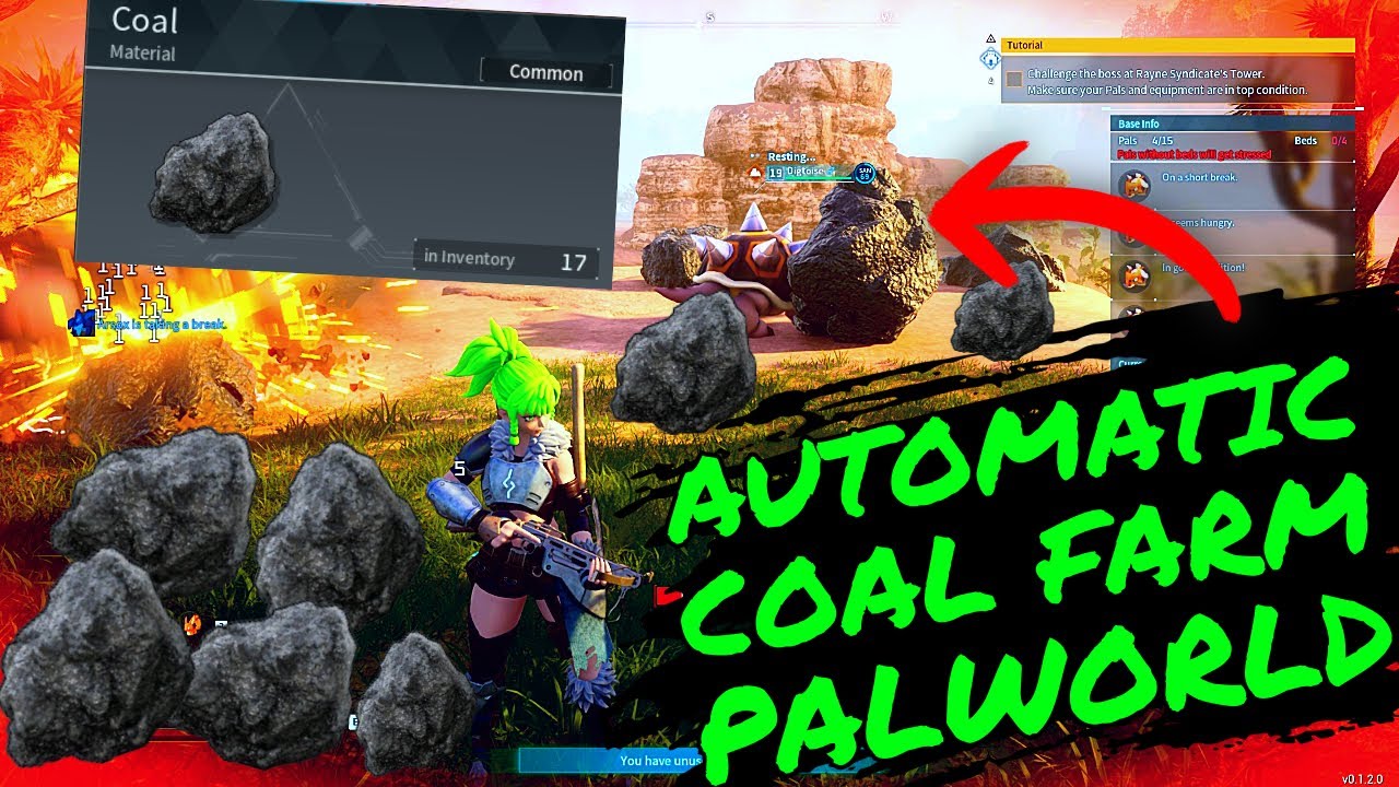 Teachers Game Too: How To Create An Automatic Coal Farm In PALWORLD