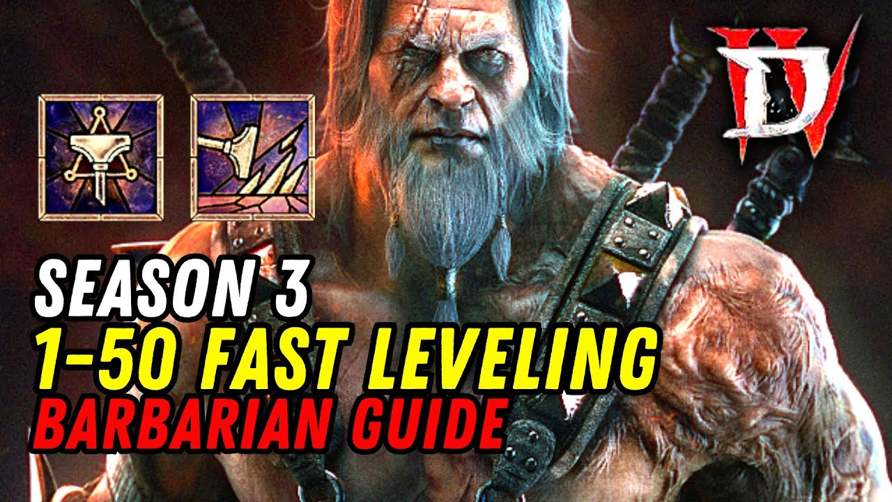 XP Games: Diablo 4 Barbarian Leveling Build - Season 3