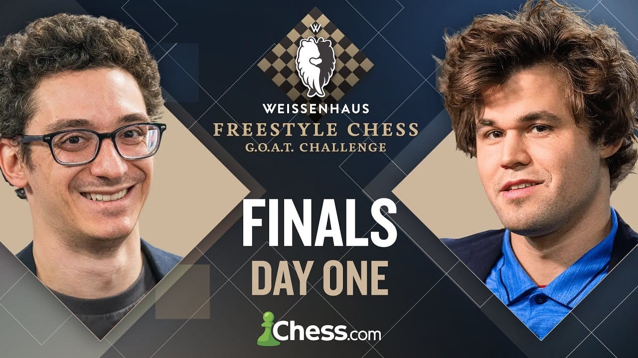 Magnus Carlsen The Freestyle Chess GOAT Challenge 2024 Final Game 1