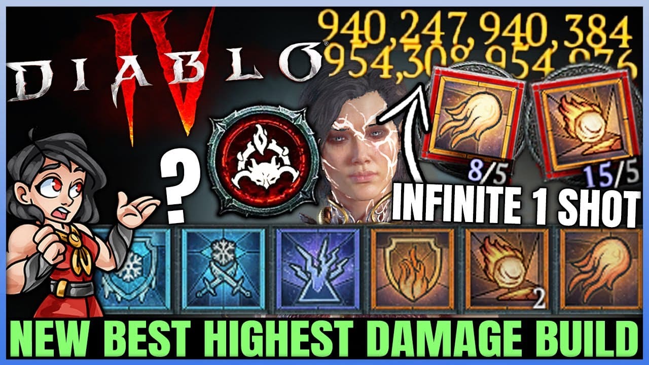 RageGamingVideos: Diablo 4   New Best TRILLION DAMAGE Sorcerer Build