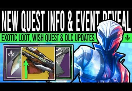 xhoundishx destiny 2 new content reveals quest loot exotic drops bonus ranks wish info updates 27 feb
