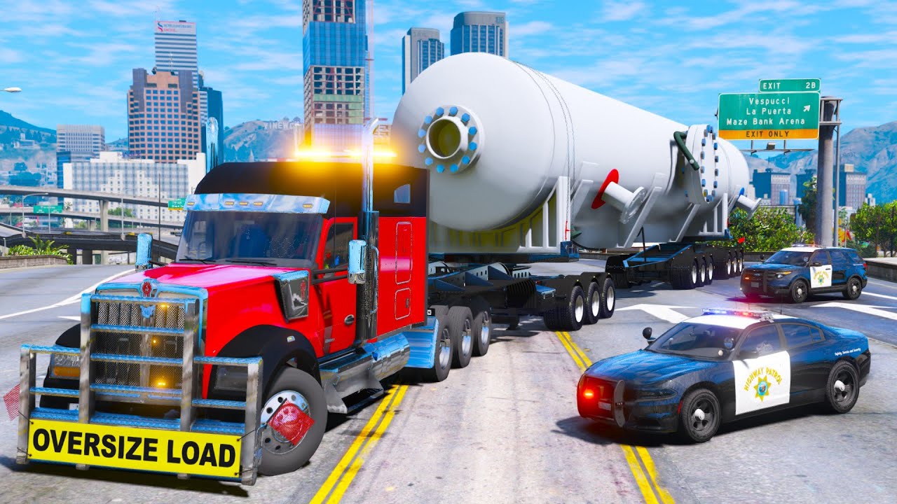 Ace2k7: Hauling Biggest Oversize Load in GTA 5!