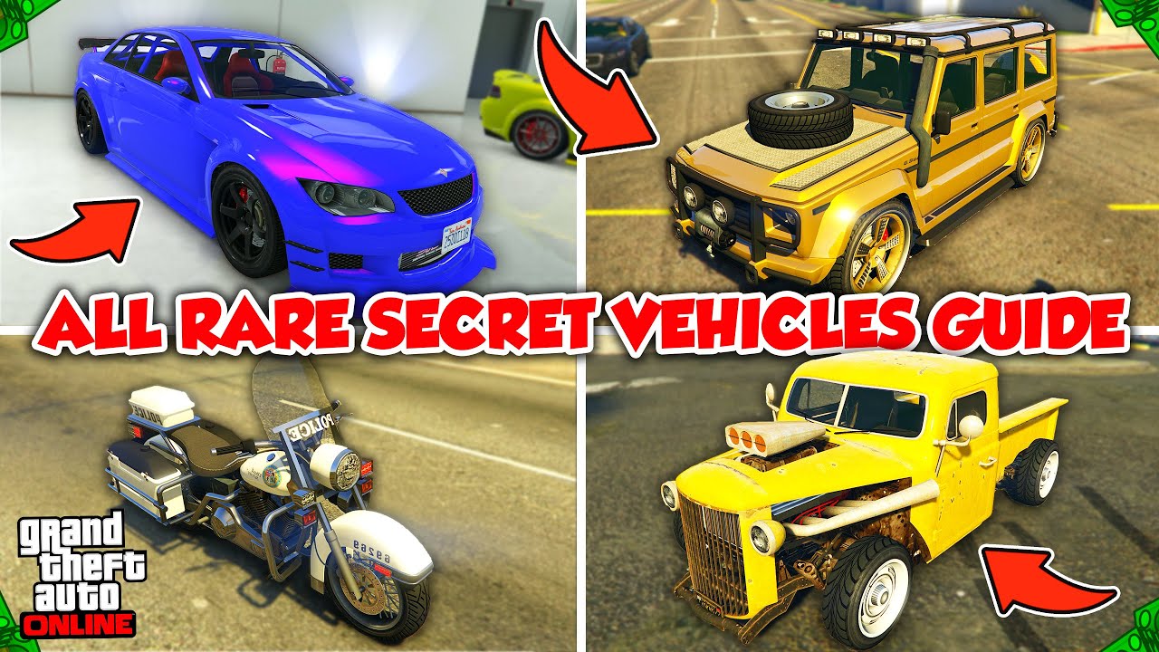 Fresh Gaming: How to Get ALL RARE Cars in GTA 5 Online! (Secret ...