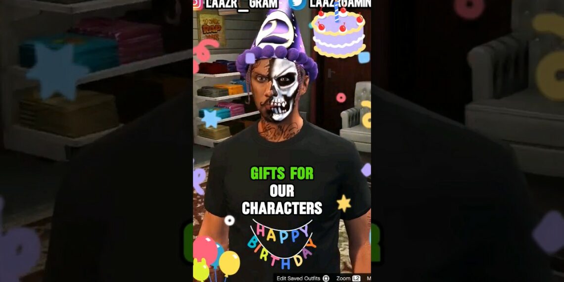 Laazrgaming: Birthday Gifts In Gta 5 Online