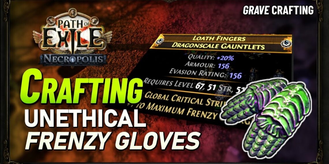 Craft of Exile: Double Fractured Item Frenzy Gloves Guide (3.24)