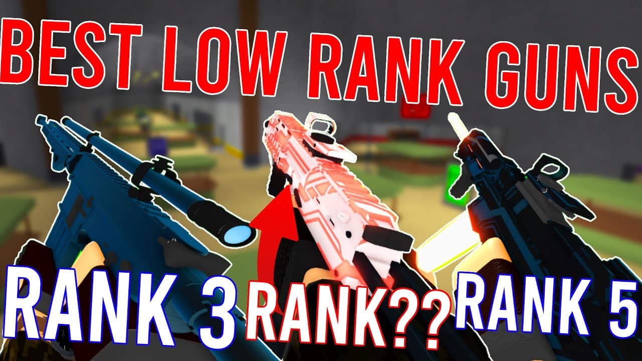 Strider: The Best Low Rank Guns in Phantom Forces!