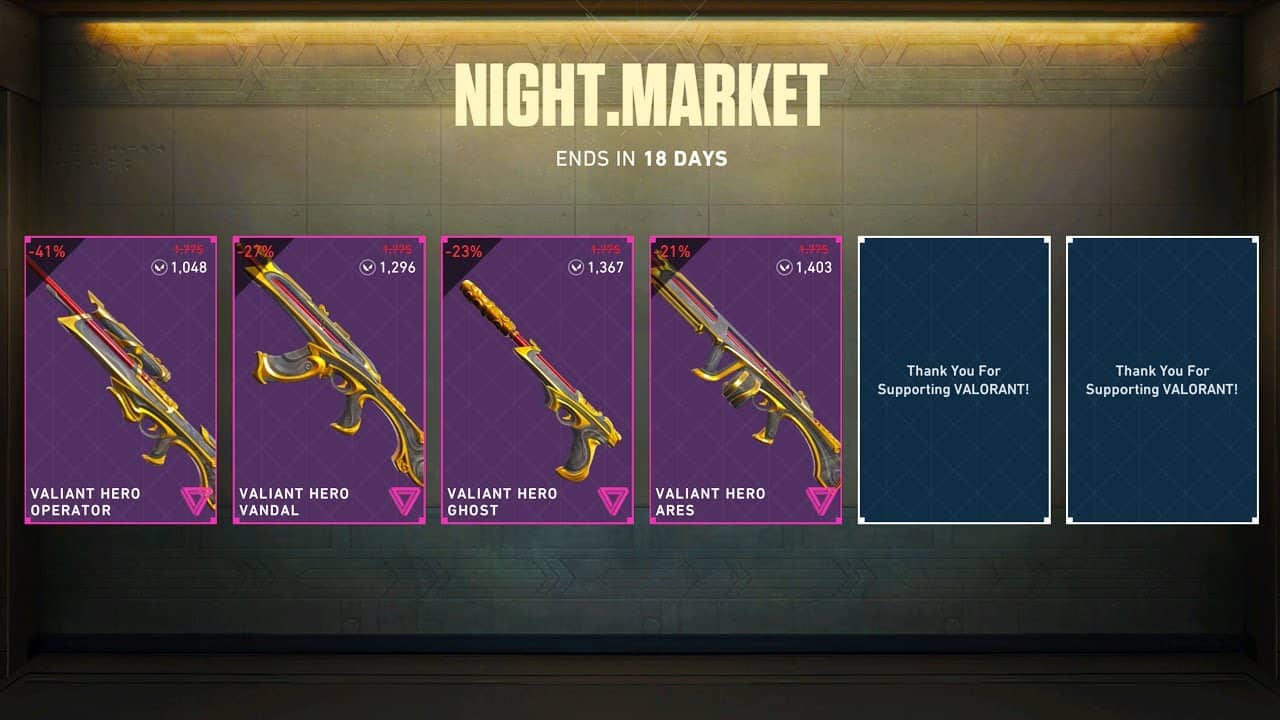 Valorant Night Market Rarity: How Rare Is YOUR Shop?