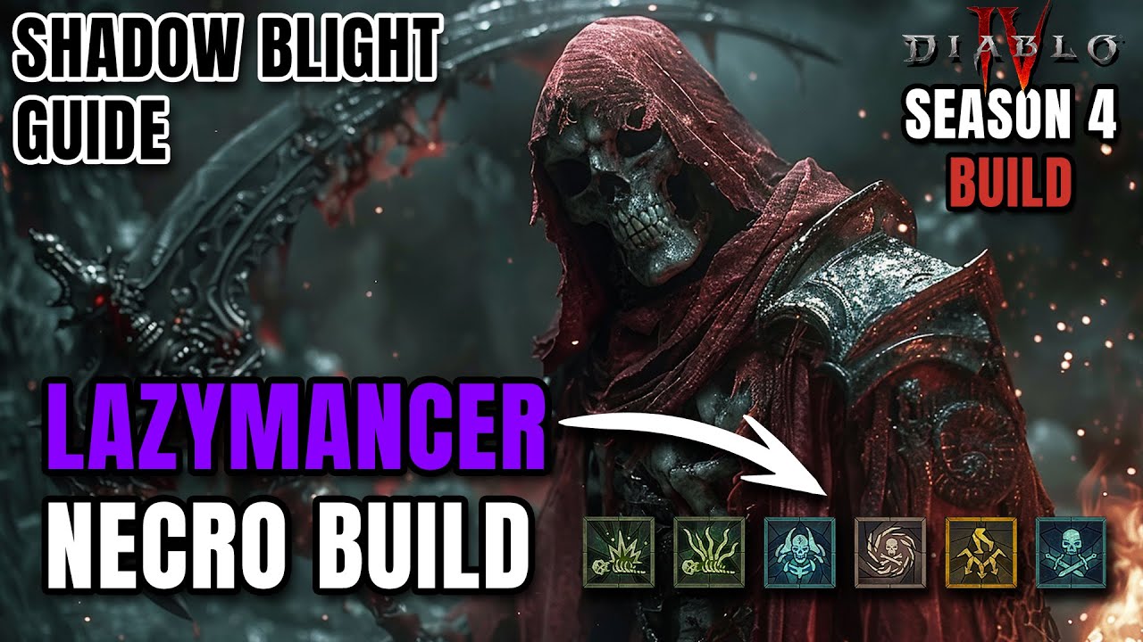 Rob2628: Lazymancer Shadow Blight – САМАЯ ХОЛОДНАЯ И САМАЯ ТАНКИВНАЯ некробилдка в 4-м сезоне Diablo 4