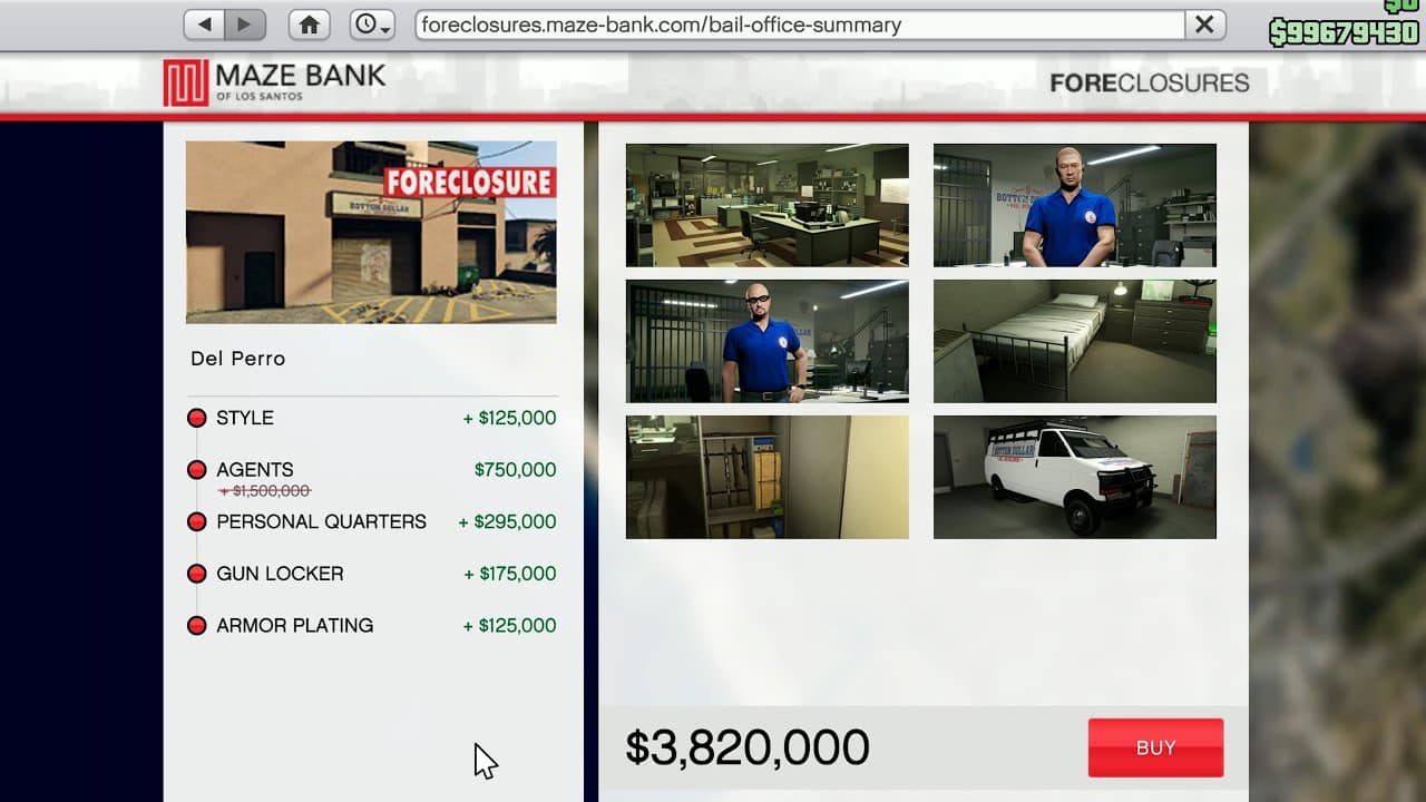 GTA 5 Bail Office: Locations, Agents & Customization