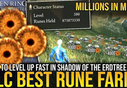 dpj elden ring new best rune farm for dlc how to level up fast earn millions in minutes easy runes