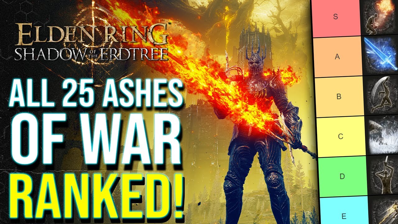 KhrazeGaming: Elden Ring DLC ​​– я протестировал и оценил все 25 Ashes of War в Shadow of the Erdtrree