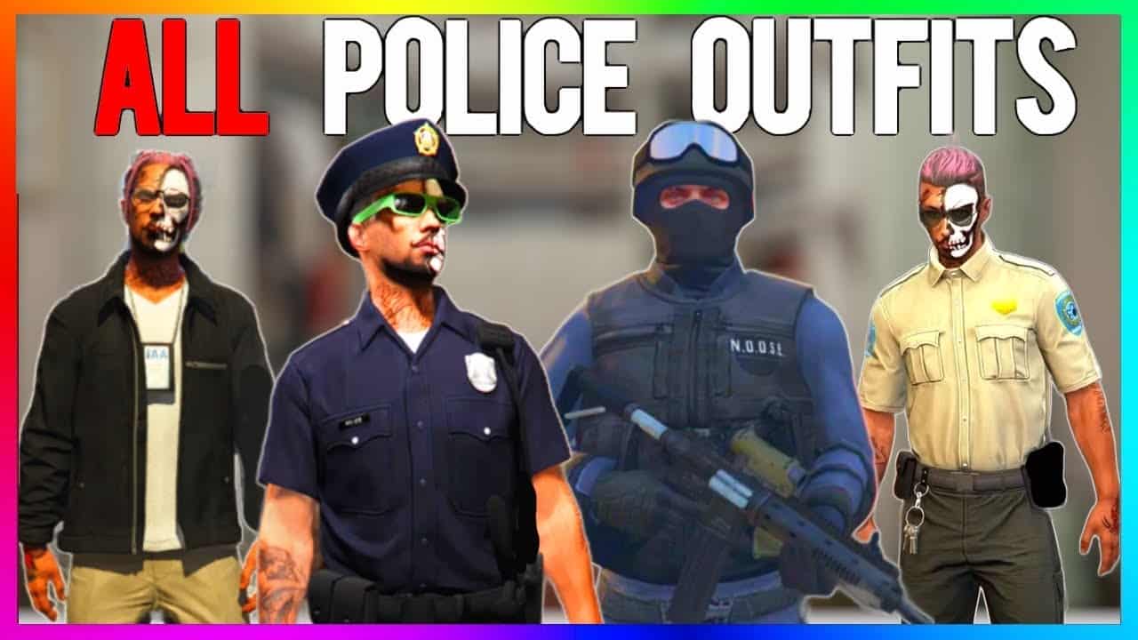 Police uniform gta 5 online best sale