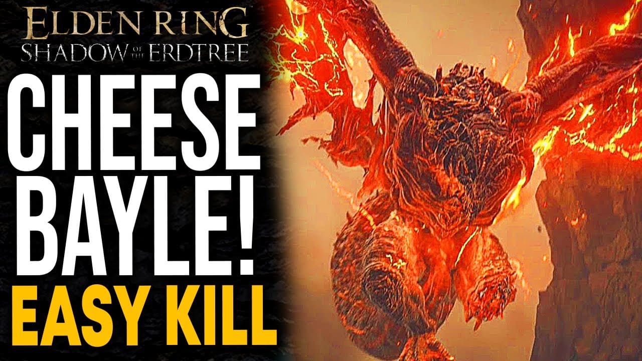 MillGaming Elden Ring DLC CHEESE BAYLE THE DREAD Fast Easy Kill   Millgaming Elden Ring Dlc Cheese Bayle The Dread Fast Easy Kill Shadow Of The Erdtree Boss Cheese 