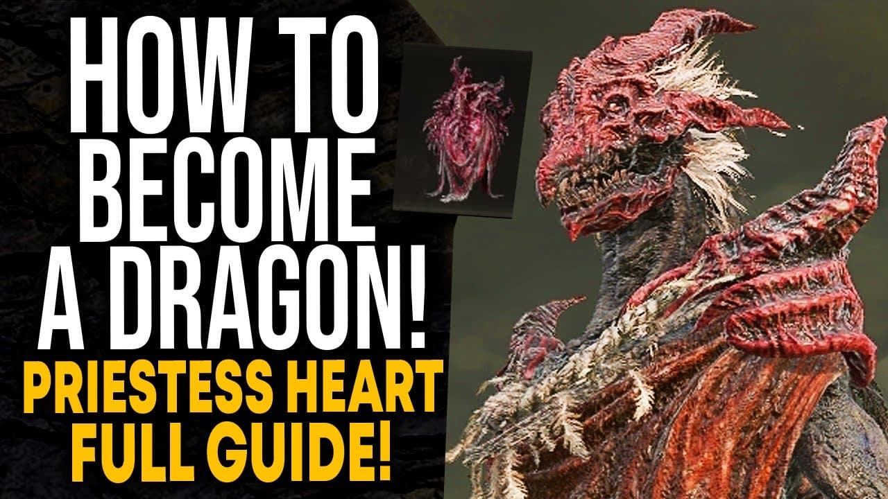 MillGaming Elden Ring How To Become A DRAGON Priestess Heart DLC   Millgaming Elden Ring How To Become A Dragon Priestess Heart Dlc Igon Quest Full Guide 