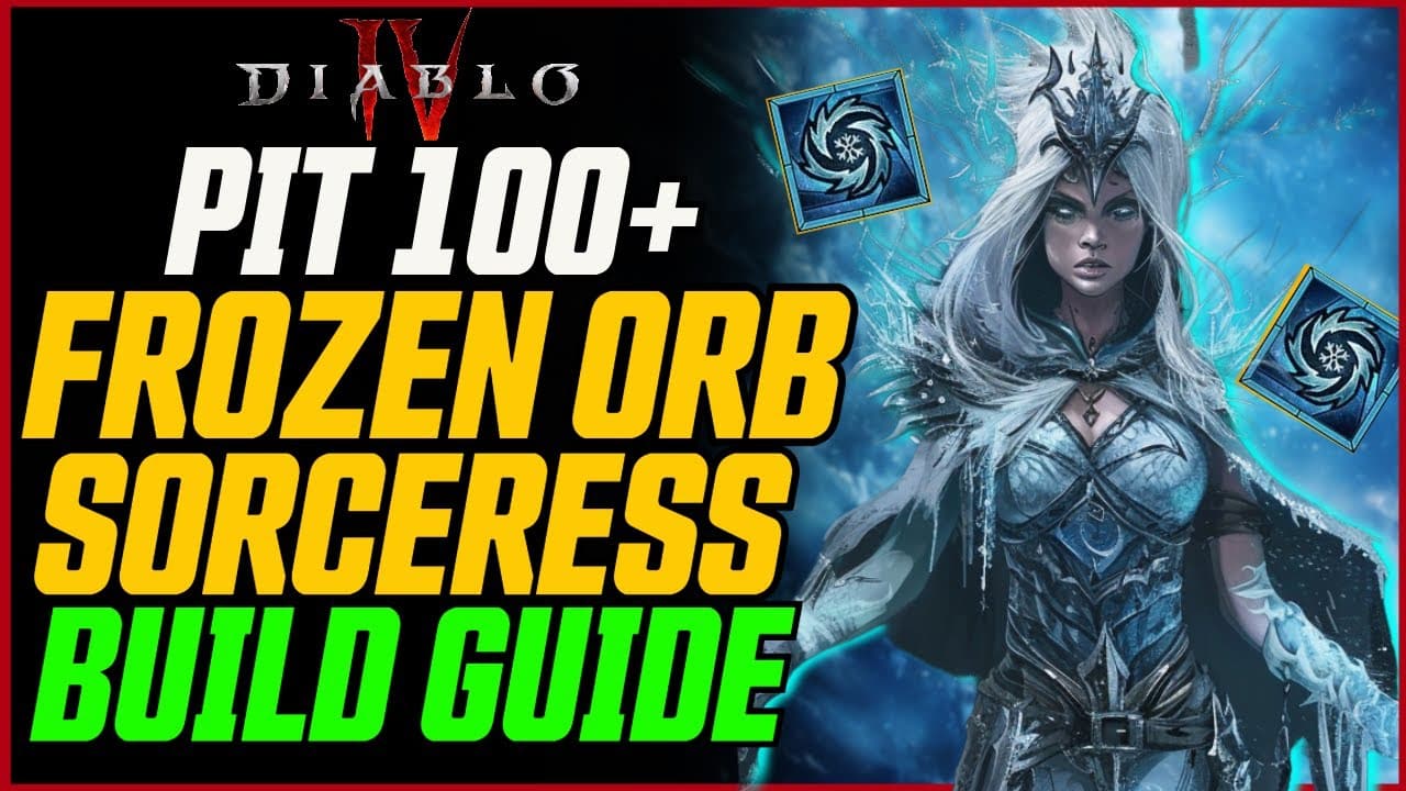 Diablo 4 Frozen Orb Build: Dominate Season 4