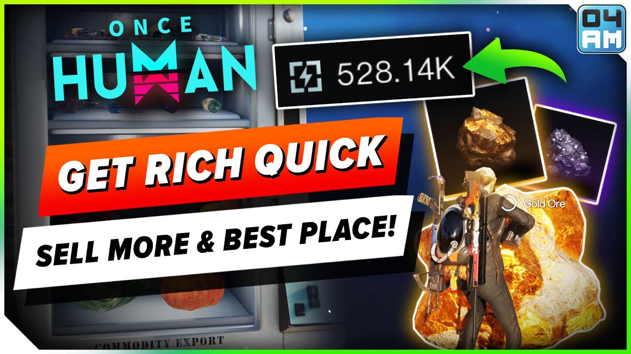 04AM: Once Human Get RICH Quick [2]: Best Farm Spot, Vendors, Bypass Weekly Limit & More!