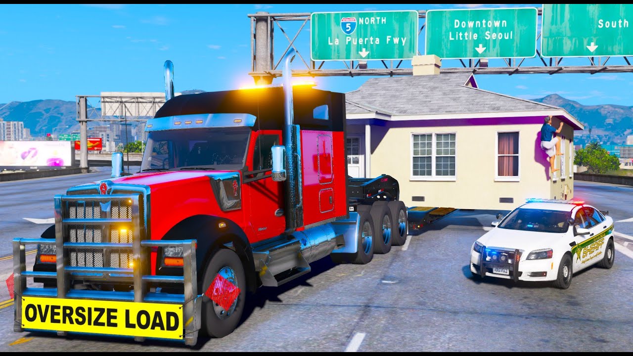 Ace2k7: Hauling an Entire House in GTA 5 RP!