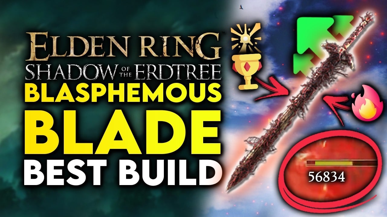 Arekkz Gaming: Elden Ring BEST Build - New Blasphemous Blade Faith Build  Guide