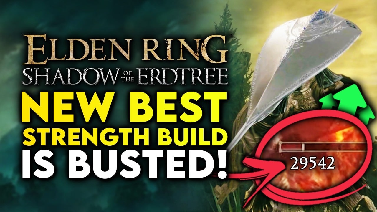 Arekkz Gaming Elden Ring Shadow Of The Erdtree The New Best Strength   Arekkz Gaming Elden Ring Shadow Of The Erdtree The New Best Strength Build Is Busted Carian Thrusting Shield 