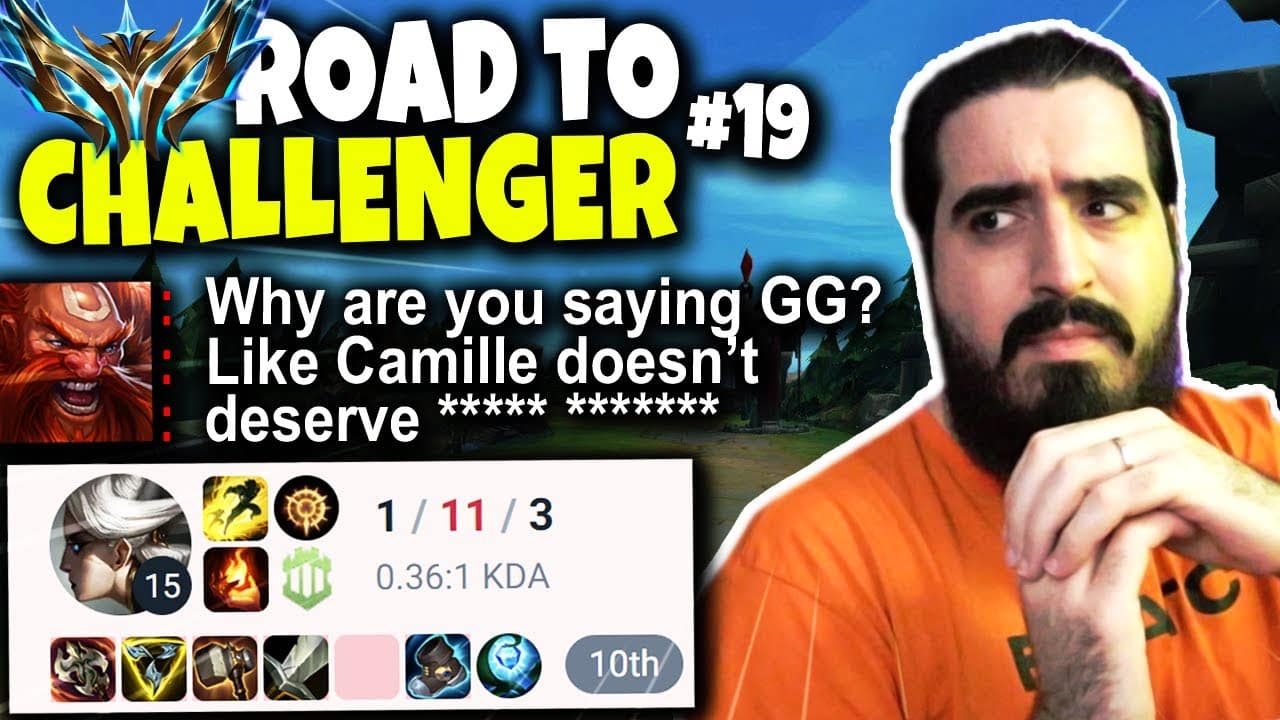 BaLoRi: Enemy Gragas got ultra TOXIC after I DESTROYED CAMILLE | Road to Challenger Series #19 | Season 14