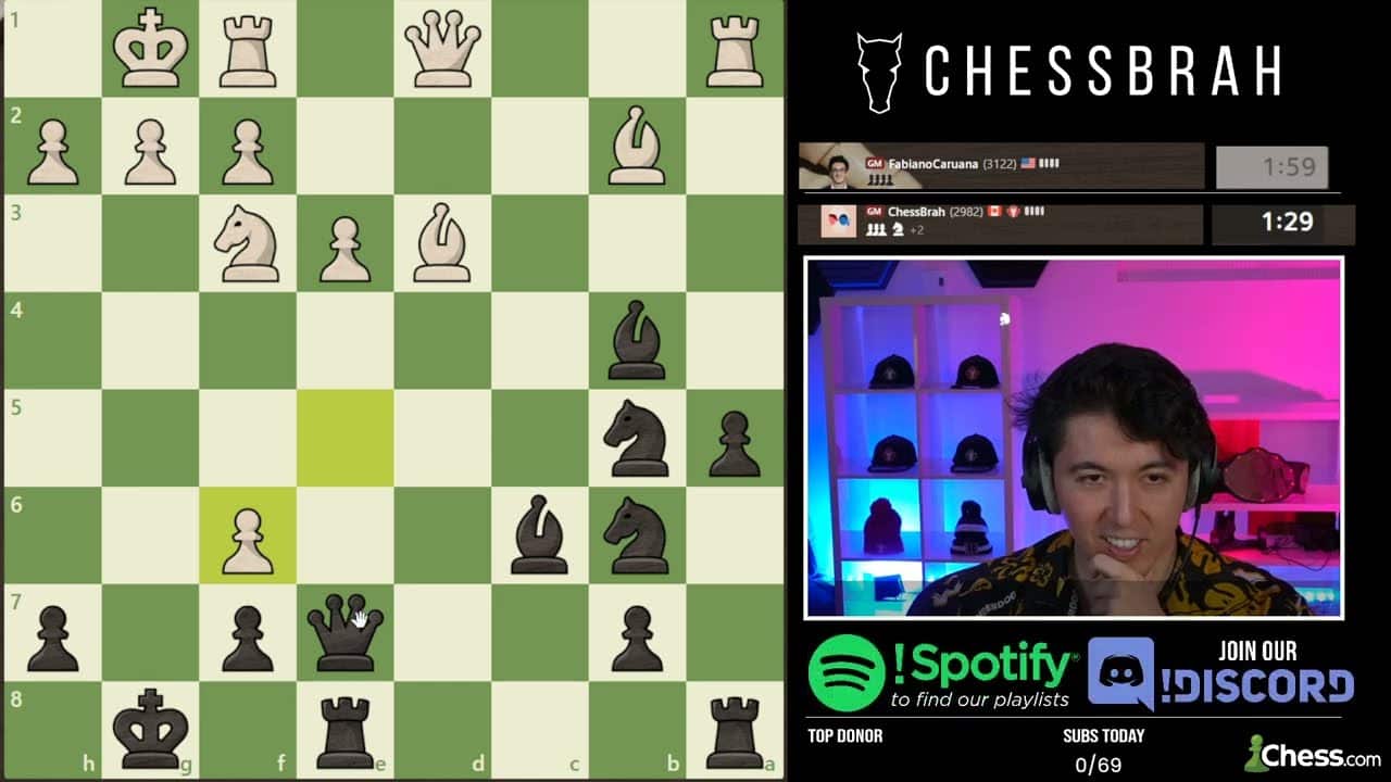 Chessbrah: Анализ блиц-матча между Эриком и Фабиано Каруаной