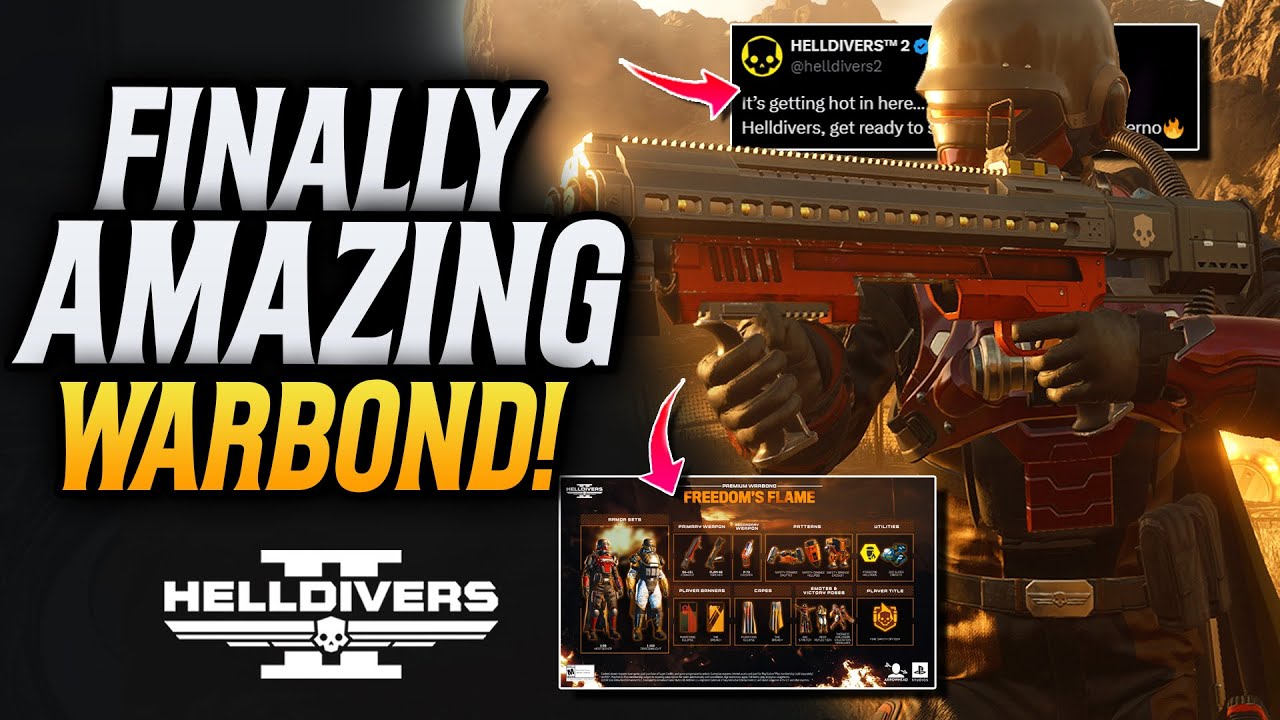 Cloud Plays: Helldivers 2 NEW WARBOND! Freedom’s Flame Premium Warbond Is Here!