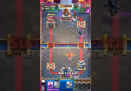 ian77 clash royale spawning goblins and a close call