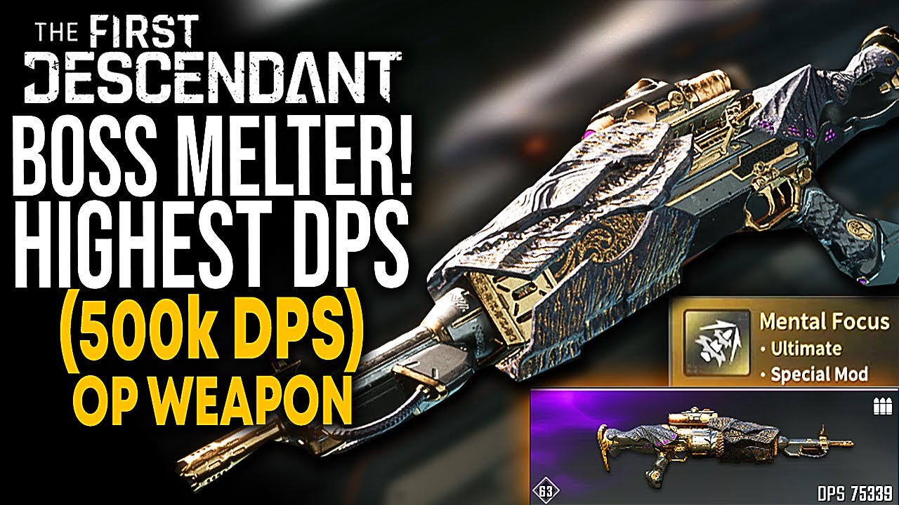 MillGaming: The First Descendant - The HIGHEST DPS Weapon &ldquo;500K 