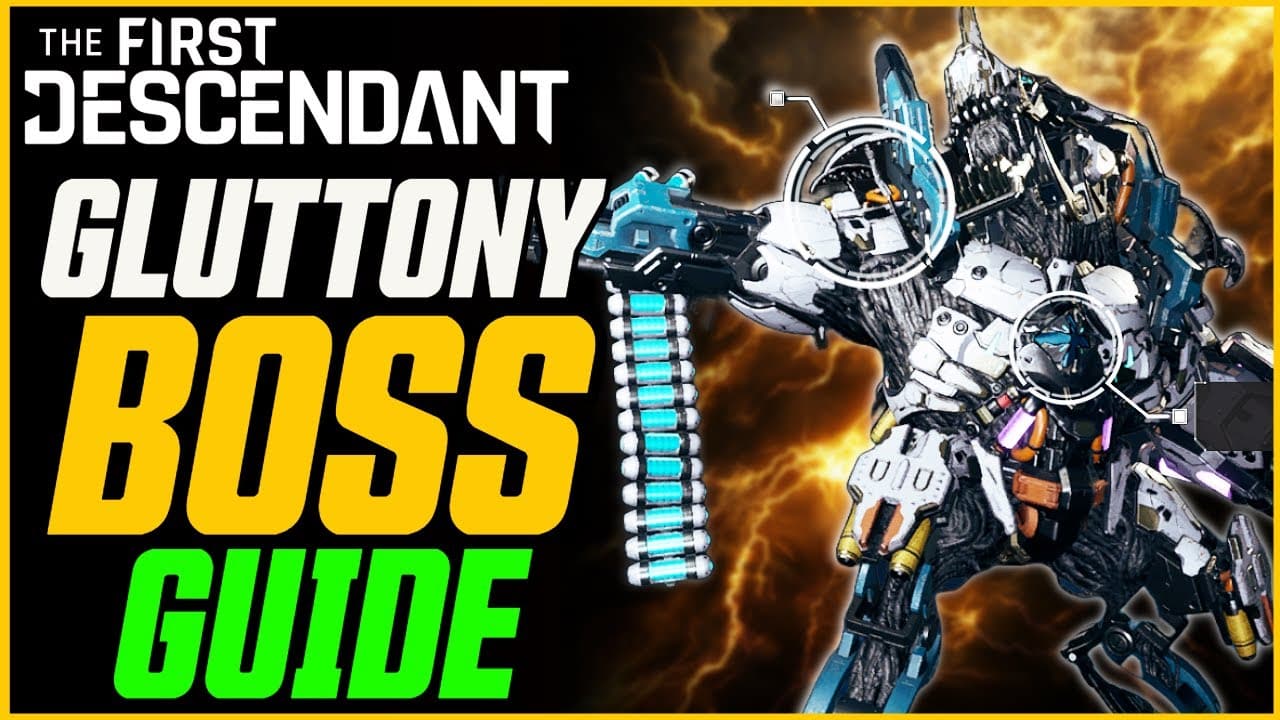 Moxsy: How To Kill GLUTTONY! (New Boss) // The First Descendant Boss Guide!