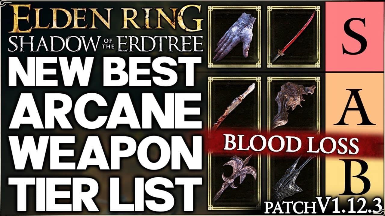 RageGamingVideos: Shadow of the Erdtree – New Best HIGHEST DAMAGE Arcane Weapon Tier List – Build Guide – Elden Ring!