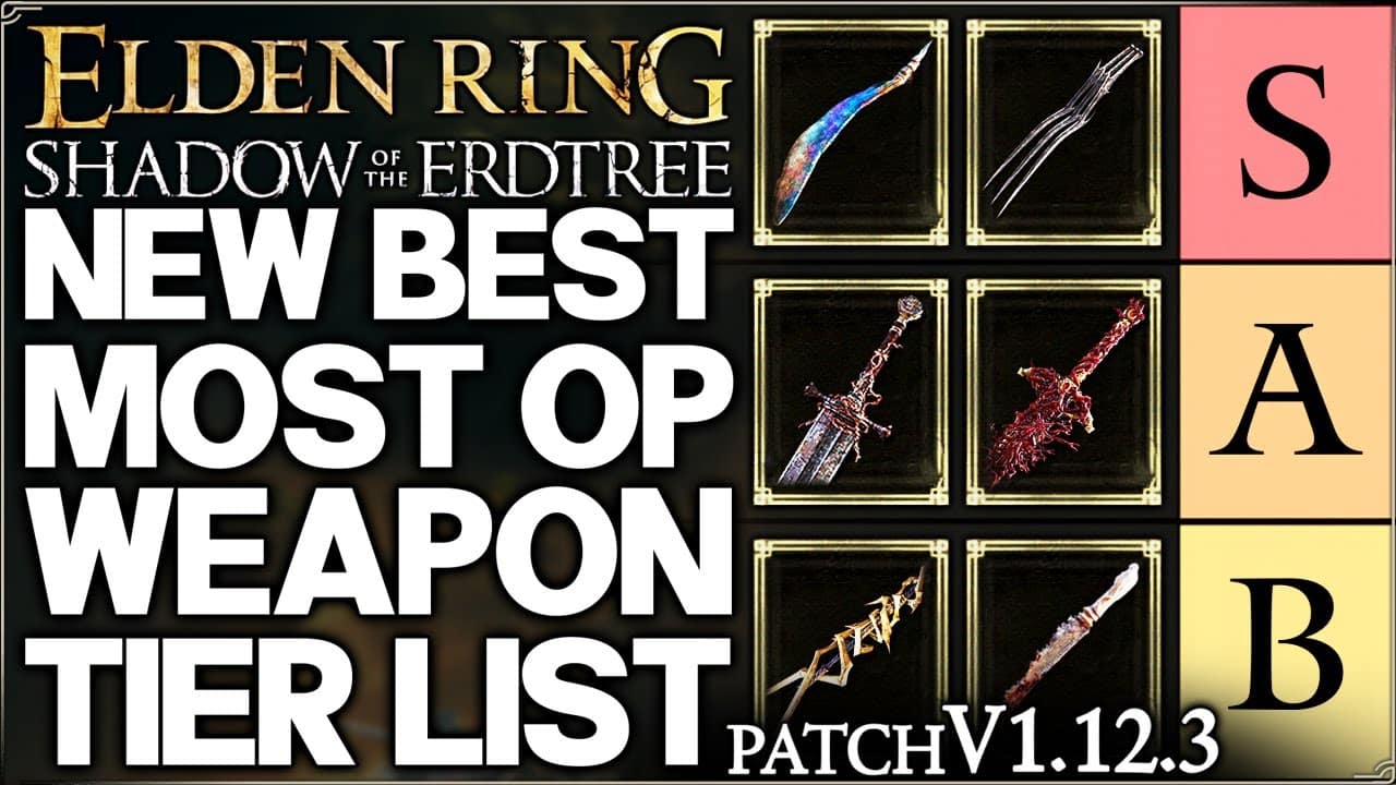 RageGamingVideos: Shadow of the Erdtree – New Best HIGHEST DAMAGE MOST OP Weapon Tier List – Build Guide – Elden Ring!