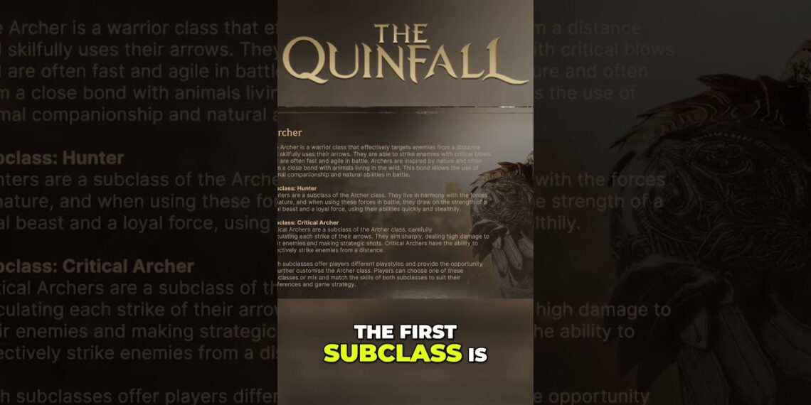 ser medieval exploring the archer class subclasses in the quinfall mmorpg