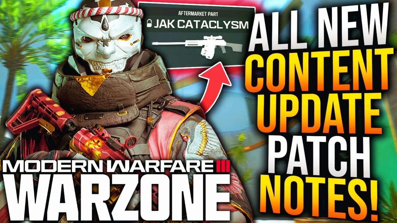 WhosImmortal: WARZONE: All NEW UPDATE PATCH NOTES! Anti-Cheat Update, New AFTERMARKET WEAPON, & More! (MW3 Update)