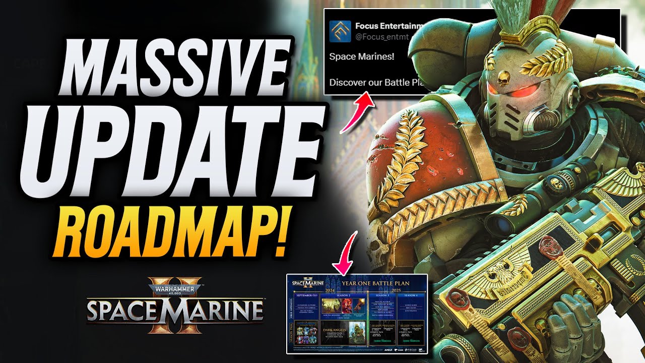 Cloud Plays: Warhammer 40k Space Marine 2 News Update On CONFIRMED Roadmap! And It Looks CRAZY!