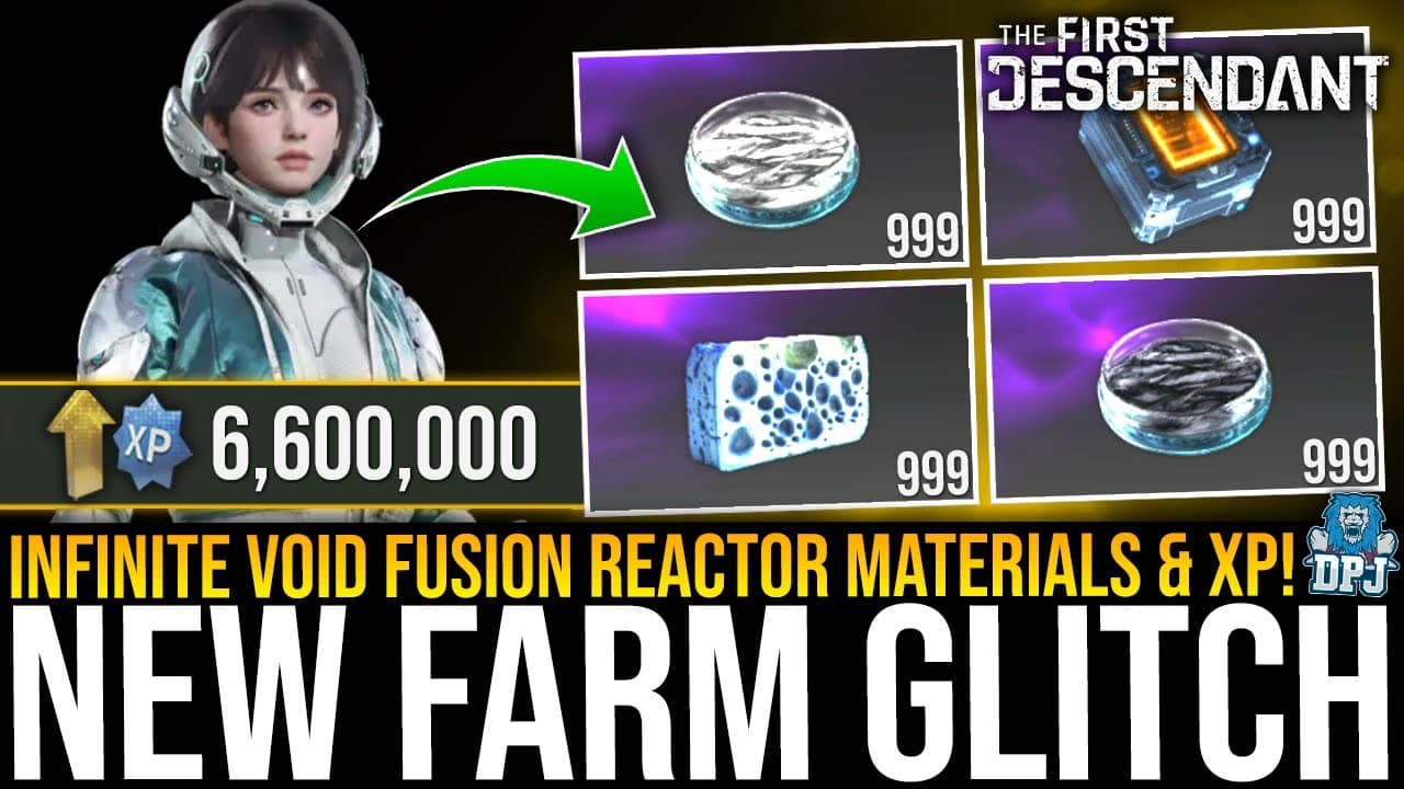 DPJ: New Infinite Farm Glitch – This is Crazy! – XP & Materials – The First Descendant Farm Guide