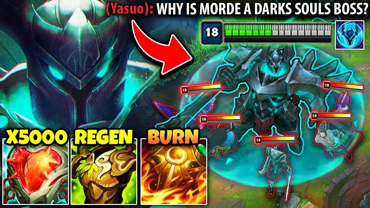 foggedftw2: Mordekaiser, But I’m a Literal Dark Souls Boss! (7000+ Health, Unkillable)