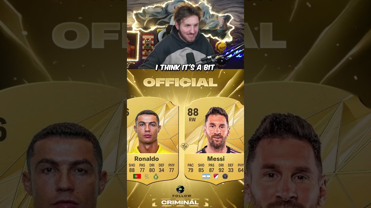 MattHDGamer: Messi and Ronaldo Leaked EA FC 25 Ratings! #shorts