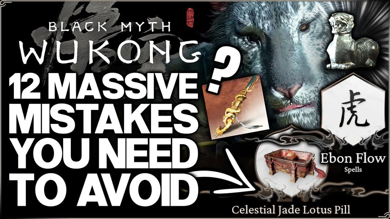 RageGamingVideos: 12 Mistakes to Avoid in Black Myth Wukong