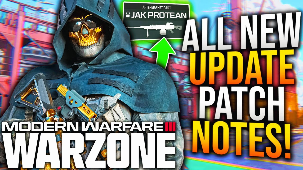 WhosImmortal: WARZONE: All NEW UPDATE PATCH NOTES & GAMEPLAY CHANGES! MOVEMENT NERF, Aftermarket Update, & More!